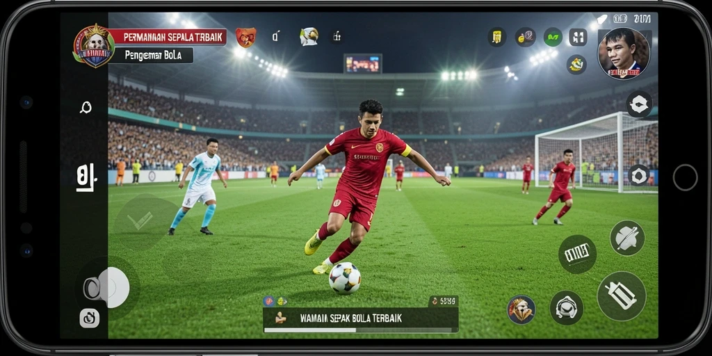 Tangkapan layar gameplay 8II yang menggambarkan aksi seru di lapangan.