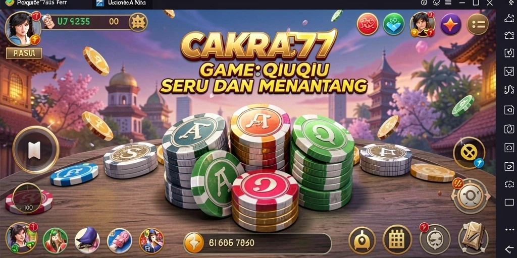 Screenshot gameplay QiuQiu CAKRA777 yang seru dan penuh strategi.