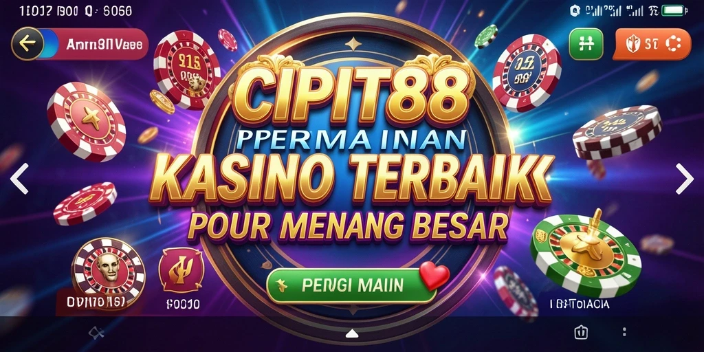 Tampilan menarik dari permainan Kasino di CIPIT88.