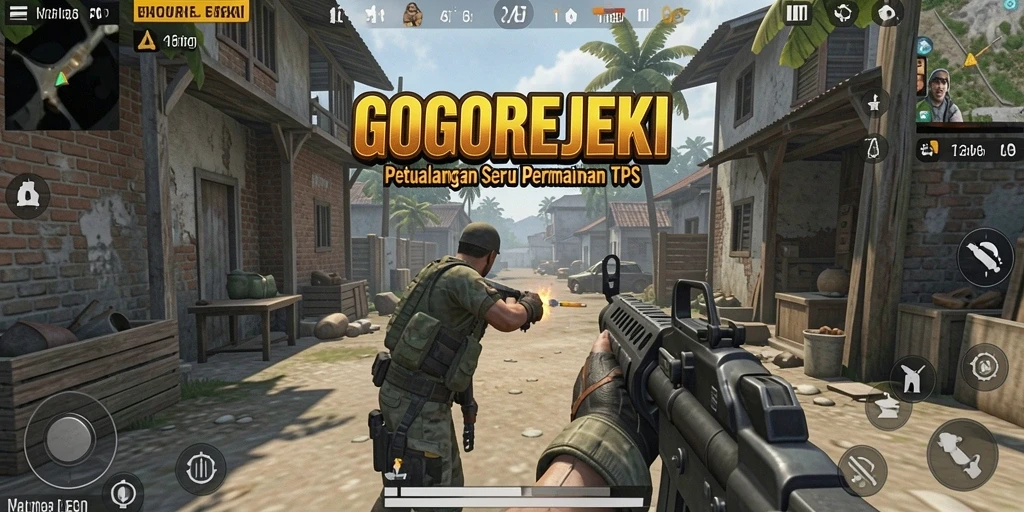 Tangkapan layar utama dari gameplay GOGOREJEKI yang menampilkan aksi tempur seru.