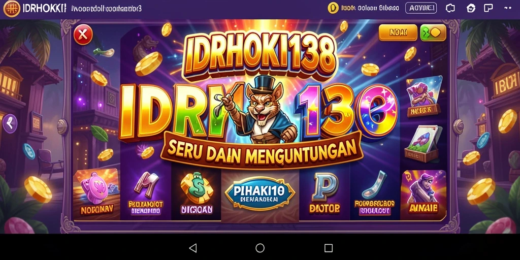 Tampilan menarik dari gameplay Slot IDRHOKI138 yang seru dan menghibur.