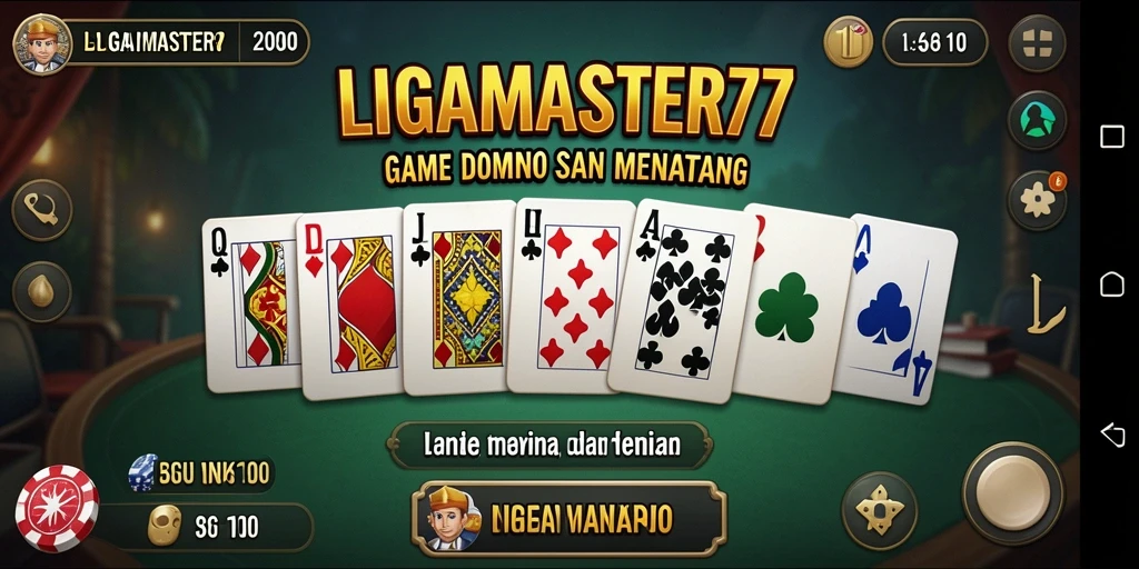 Tampilan menarik dari gameplay LIGAMASTER77 yang penuh strategi.