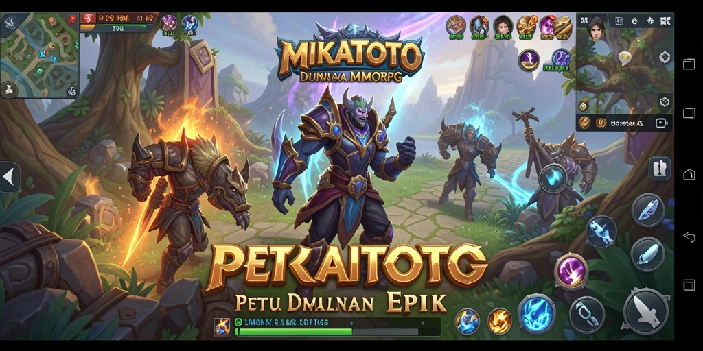 Tampilan gameplay seru di dunia MMORPG MIKATOTO.