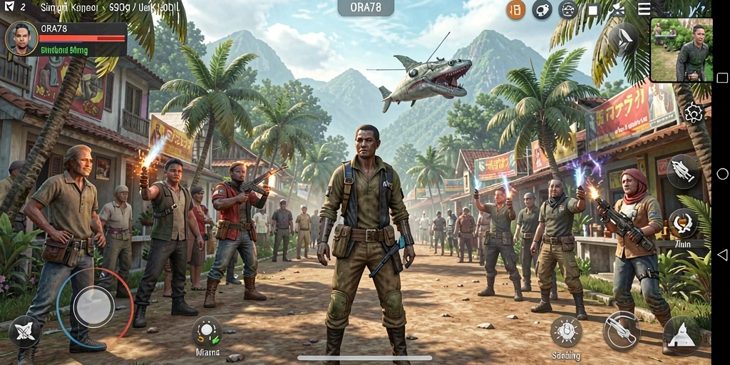Tampilan menarik gameplay ORA78 yang seru dan interaktif.