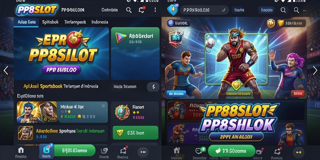 Screenshot menampilkan gameplay menarik dalam aplikasi Sportsbook PP8SLOT.