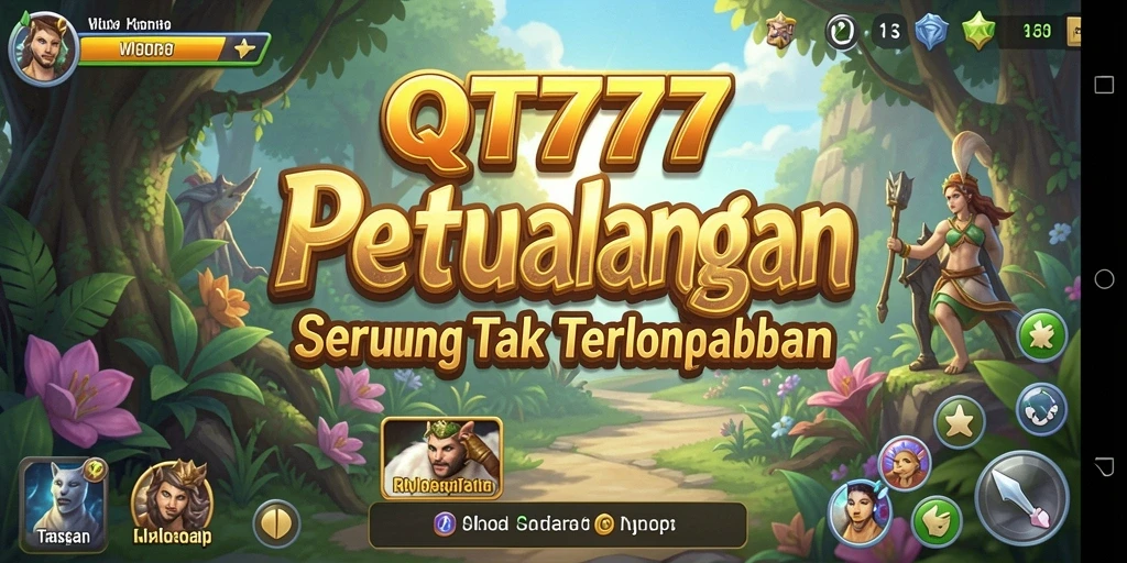Tampilan menarik dari gameplay petualangan di QT777.