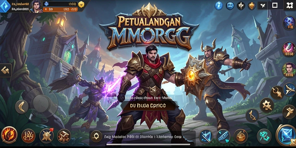 Tangkapan layar dari gameplay seru RAJABANDAR88 dalam dunia MMORPG.