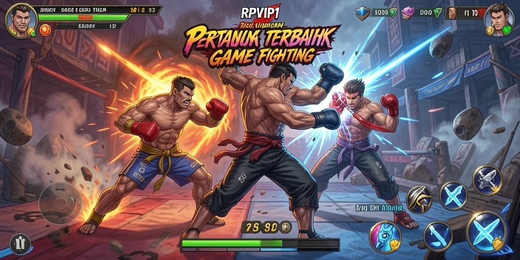 Tangkapan layar RPVIP1 menampilkan aksi pertarungan yang intens.