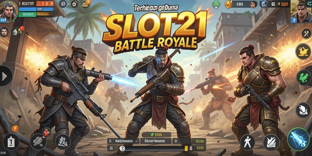 Tangkapan layar menampilkan pertempuran intens dalam SLOT21 yang menarik.