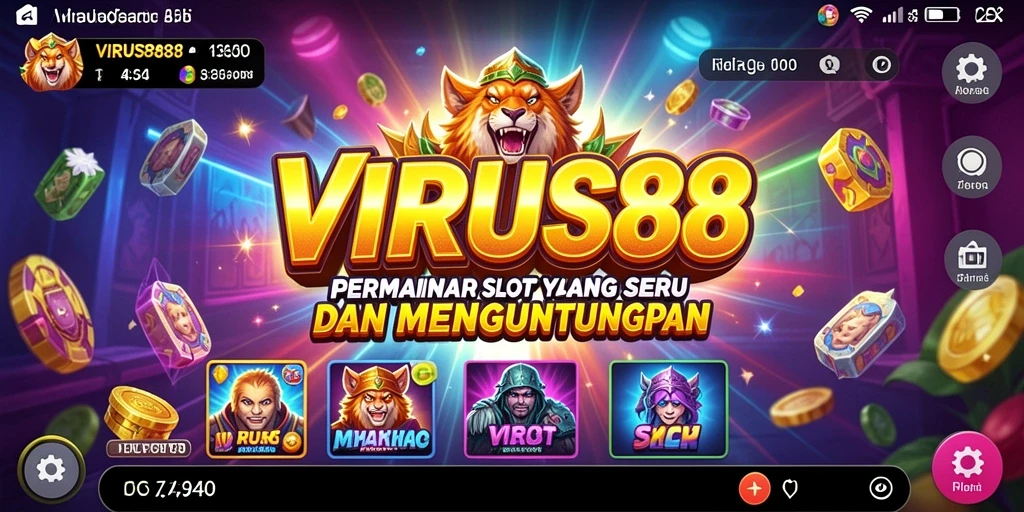 Tangkapan layar gameplay Slot yang menarik dari VIRUS88.